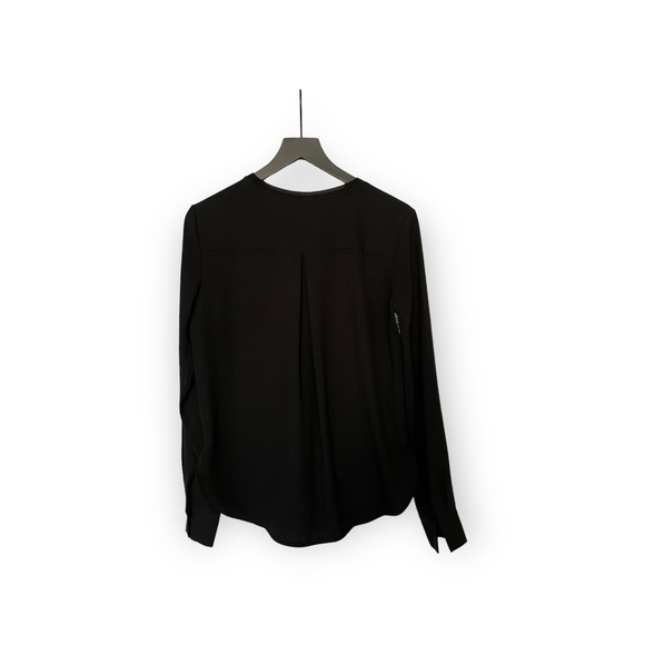 Ann Taylor mixed media top - Picture 2 of 3